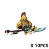 Medieval Ancient Castle Green Dragon Raven Knights Armour Assemble Scene Building Block Figures Children's Bricks DIY Toys Gifts