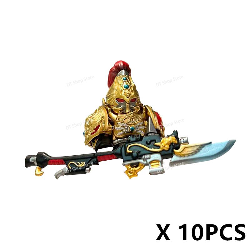 Medieval Ancient Castle Green Dragon Raven Knights Armour Assemble Scene Building Block Figures Children's Bricks DIY Toys Gifts