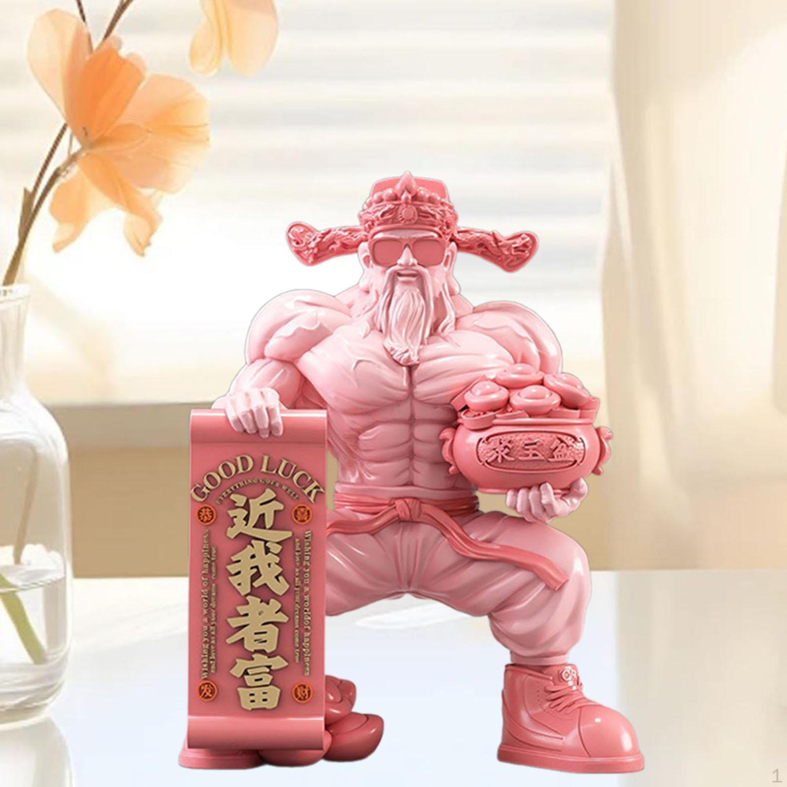 

Фигурка бога богатства, скульптура удачи, фэн-шуй, креативная настольная статуя, хорошая статуя для