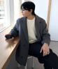 Plac Minimal Pea Coat Charcoal