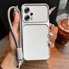 Luxury Big Window Phone Case with Lanyard for Xiaomi POCO X4 GT Premium Textured Casing