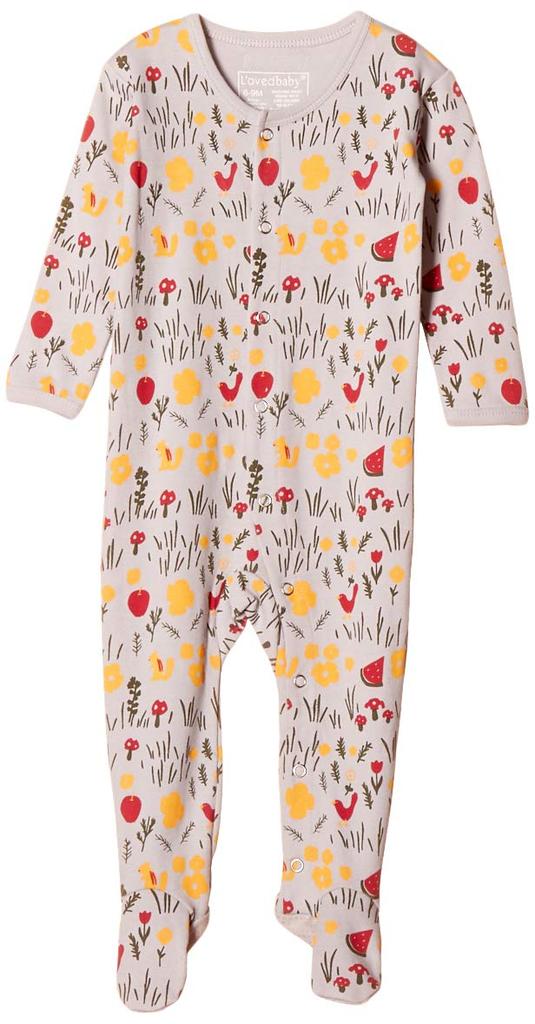 The Great Footed Overalls Light months [L'ovedbaby] Outdoors-Hike- tgo-h-444 Gray, 6-9