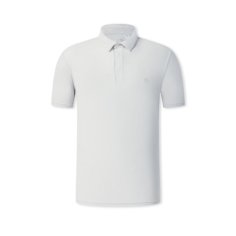 FILA Fitness Cool Touch Fashion Polo Shirt Men tops Cloud-Mushroom-Gray A11M631107FGY M