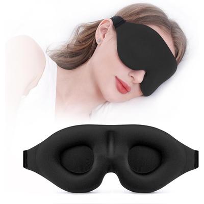 3D Uyku Maskesi Göz Bandı Işığı Engelleme Yumuşak Pedli Uyku Dinlenme Rahatlama Yardımcı Kapak Yama Kör Göz Maskesi Göz Maskeleri