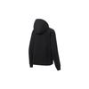 Li Ning Fitness Series Logo Letter Print Reflective Hoodie Women hoodies Black AWDT568-2