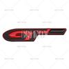 Car GT Line 3D Metal Chrome Zinc Alloy Emblem Car Badge Body Fender Adhesive Emblem for Peugeot GT RCZ 308 508 3008 5008
