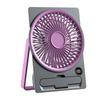 Ventilador de escritorio portátil recargable por USB mini ventilador silencioso para oficina hogar