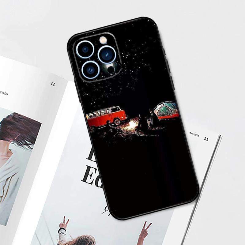 Camping Nature Mountain Case For iPhone 14 13 12 11 15 16 Pro Max Plus XS Max X XR 7 8 Plus 13 12 Mini Phone Cover