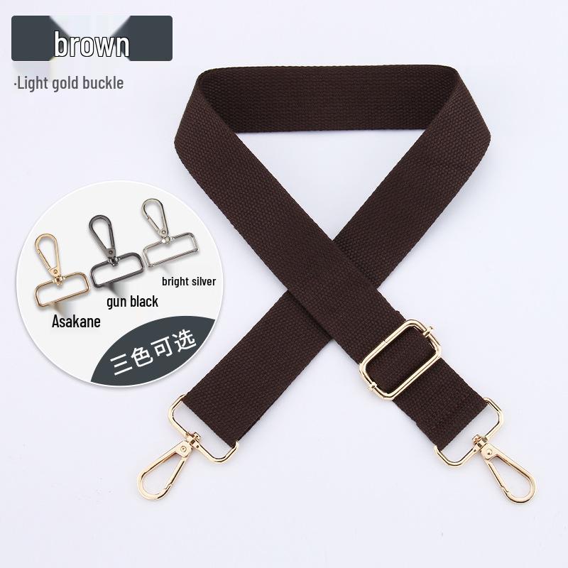Adjustable 38mm Solid Color Wide Shoulder Strap for Bags - In Stock