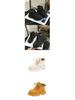 Kids' Plush Martin Boots 2025: Autumn/Winter New British-Style Short Snow Boots for Boys and Girls