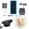 30W Car Heater Solar Panel Heater Set Car Heater Drying&Heating Pet House Warmer Warm Natural Wind Speed Electric Heater