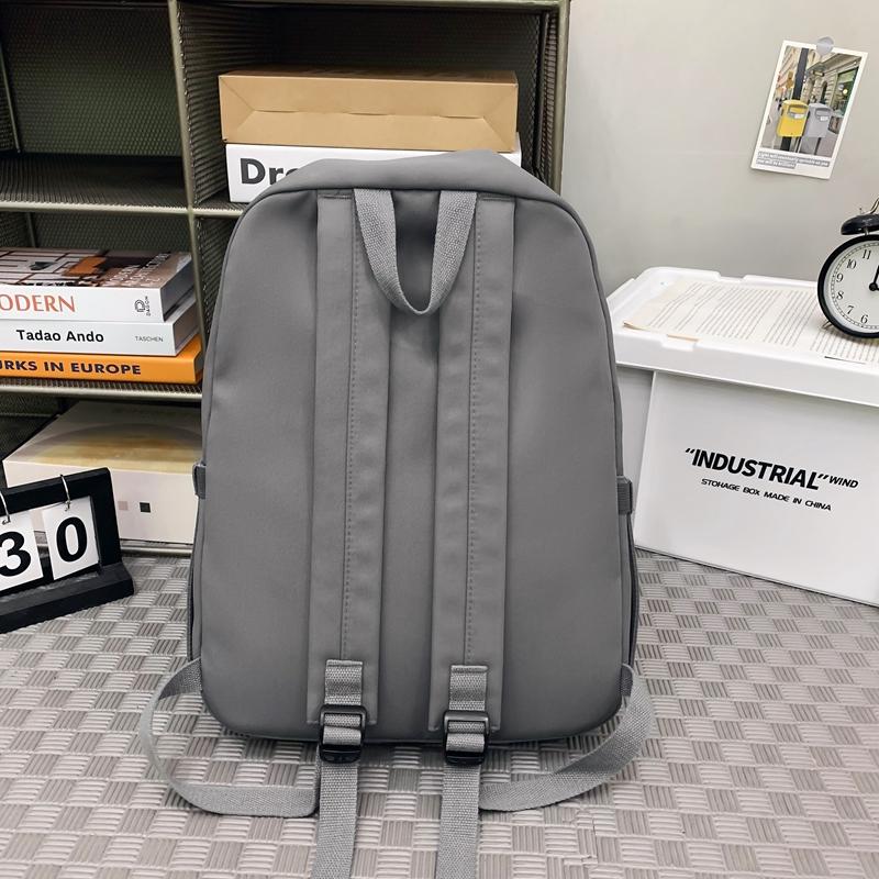 Skolväska Dam Junior High School Student Ryggsäck Herr College Student Datorryggsäck