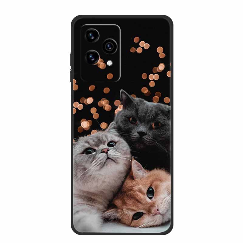 For Honor 200 Lite Case Luxury TPU Soft Silicone Phone Back Cover for Honor 200 Lite 5G Shockproof Flowers Cartoon Cool Coque