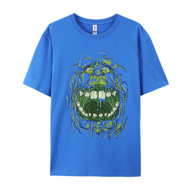 Slimer Face Halloween Costume Casual Tshirts Wholesale Camisa Leisure Cotton Student Luxury Designer T-Shirts