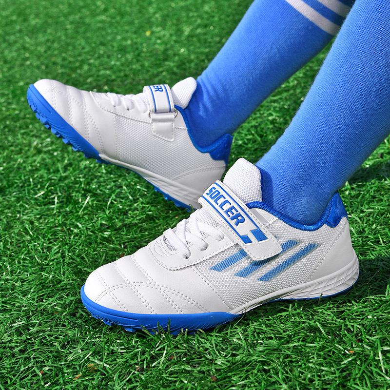 Children's football shoes Boys and girls tf broken nails Professional competition training shoes Primary and secondary school lawn school special snea