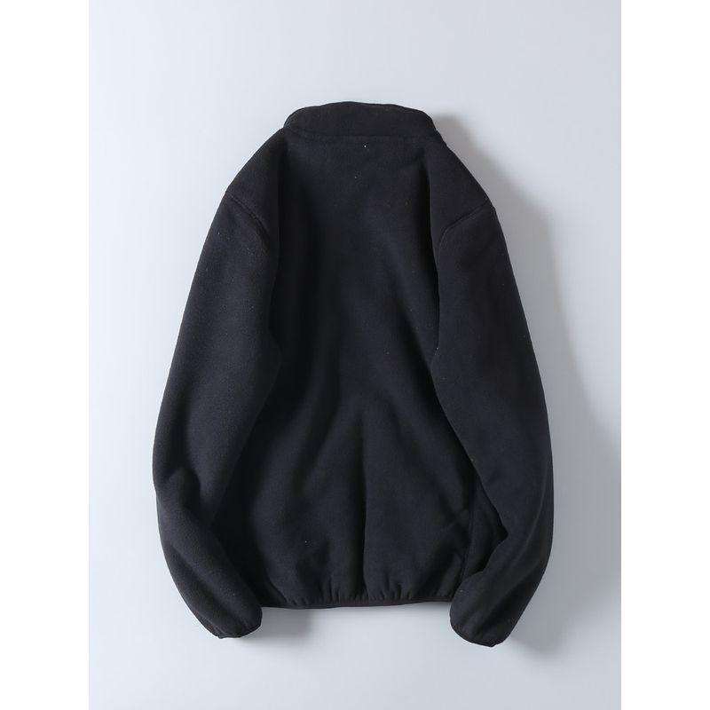 Export Single Order Autumn and Winter Men's and Women's Double-Layer Composite Fleece-Lined Thickened Lamb Wool Warm Stand-Collar Fleece Jacket