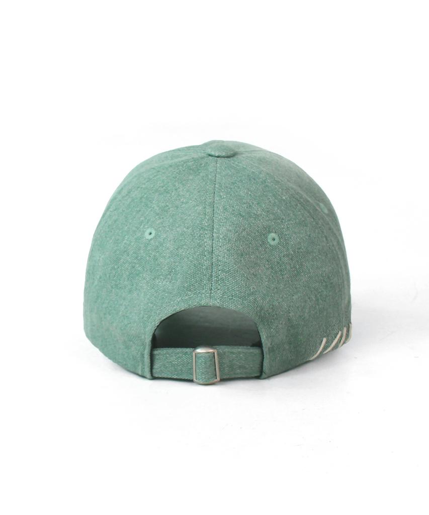 RUBATI Fiore Hand-Stitched Vintage Pigment Ball Cap_Mint