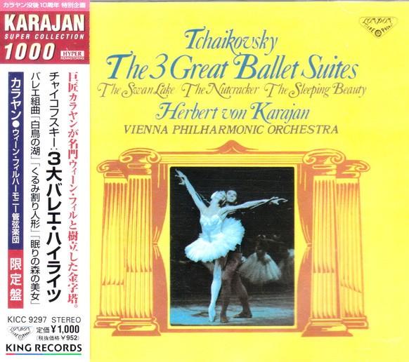 CD HERBERT VON KARAJAN VIENNA PHILHAR Tchaikovsky Three Ballet Highlights KICC9297 KING 1999 Japan Classical Used