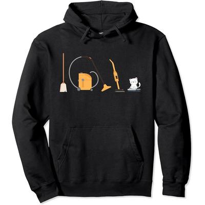 Robot Vacuum Cleaner Evolution I Robot Cat Hoover Kitten Hoodie