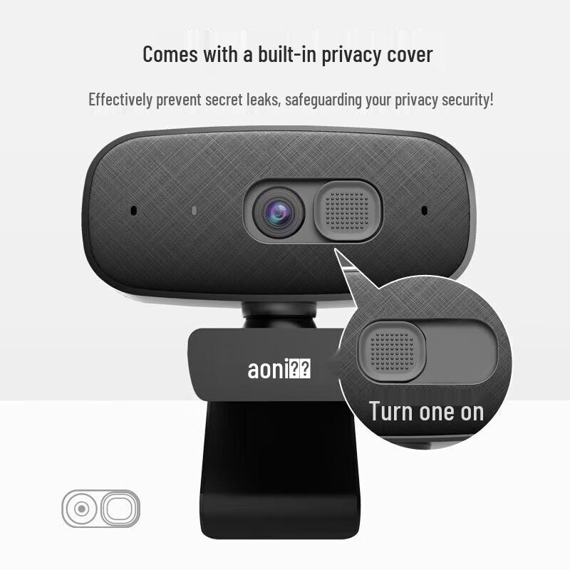 Aoni C15 1080P HD Webcam with Microphone