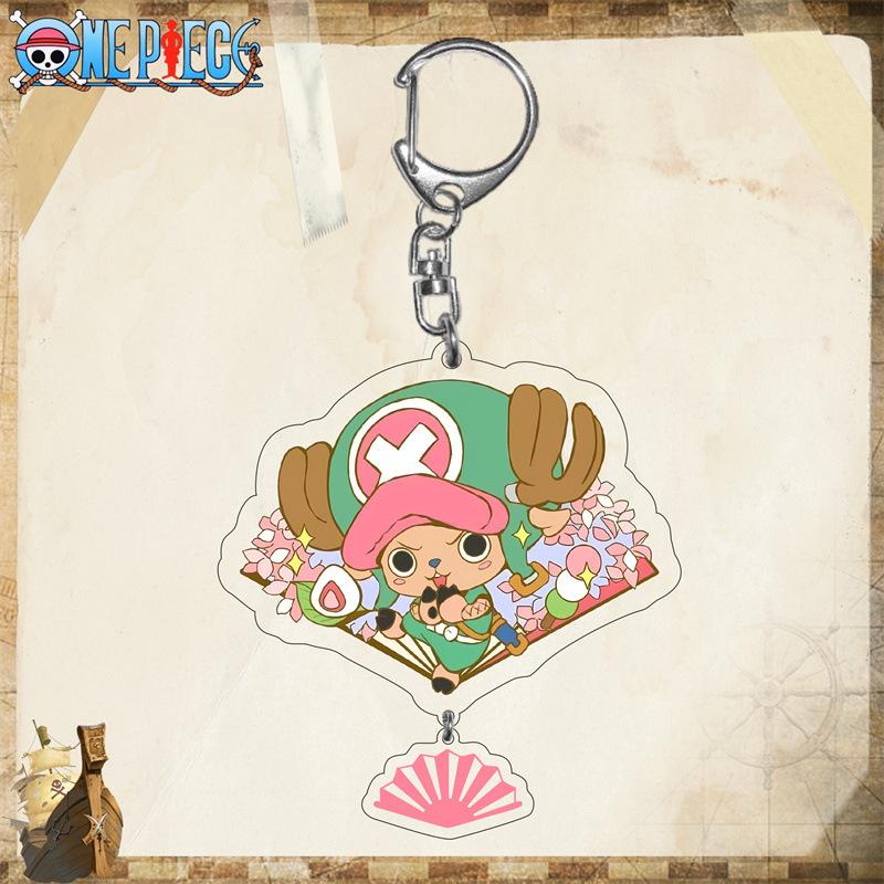 One Piece Luffy Acrylic Keychain - Chopper, Zoro, Anime/Manga, 2D Acrylic Keychain/Cartoon Keychain Gift