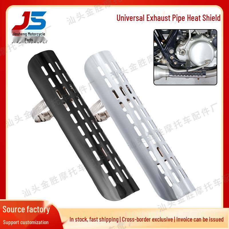 Retro Motorcycle Exhaust Heat Shield for Cruiser Iron Horse 400 Racing