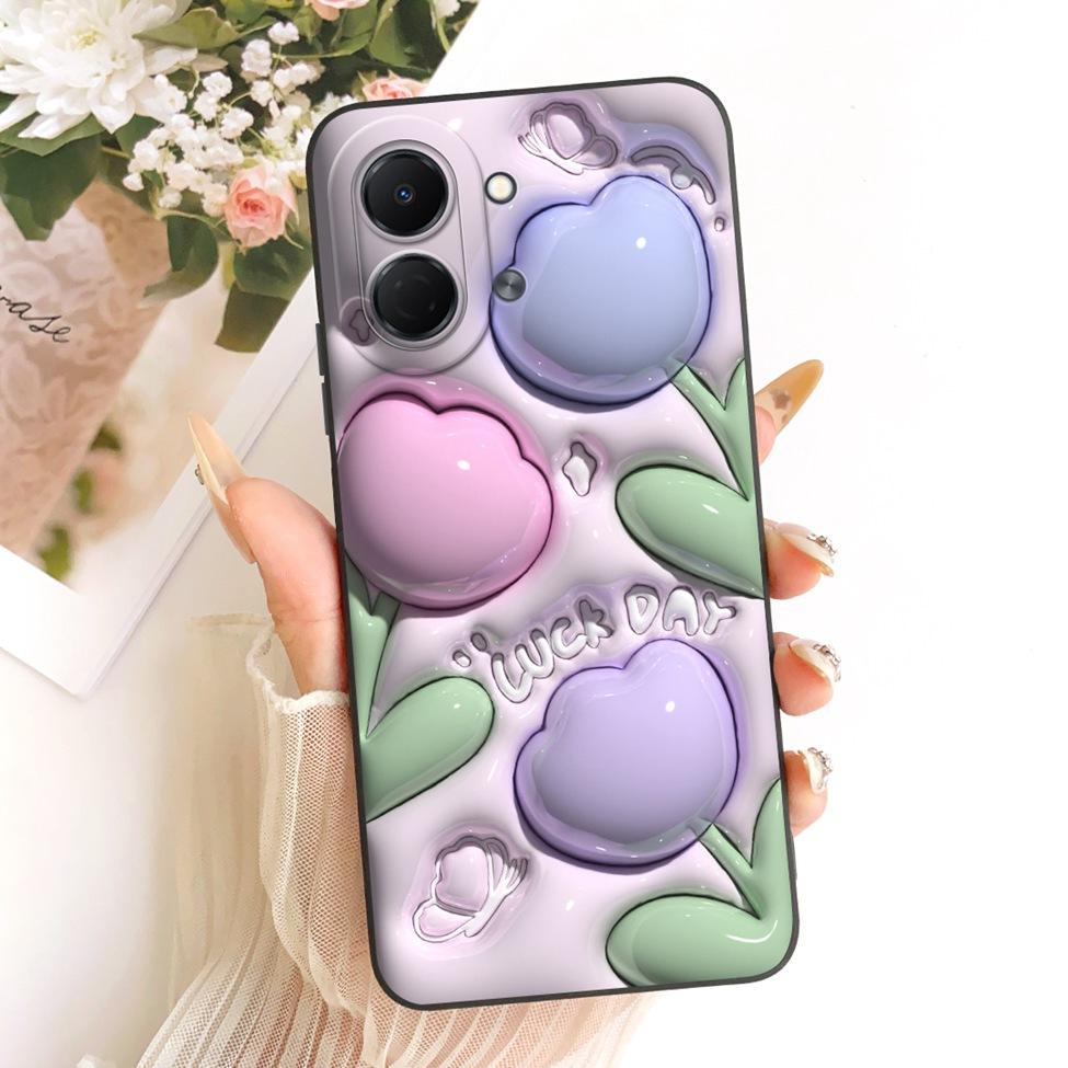For Tecno Spark Go 3 5G KN3 Casing For Techno Spark Go 3 5G Cover Luxury Fashion Cute Cartoon Funny Painted Silicone Phone Case