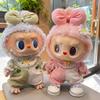 For 17cm/38cm Labubu Doll Clothes Fashion Clothes Shirts Overalls Doll Clothes Color Match Dolls Accessories Cute Decoration Little Clothes