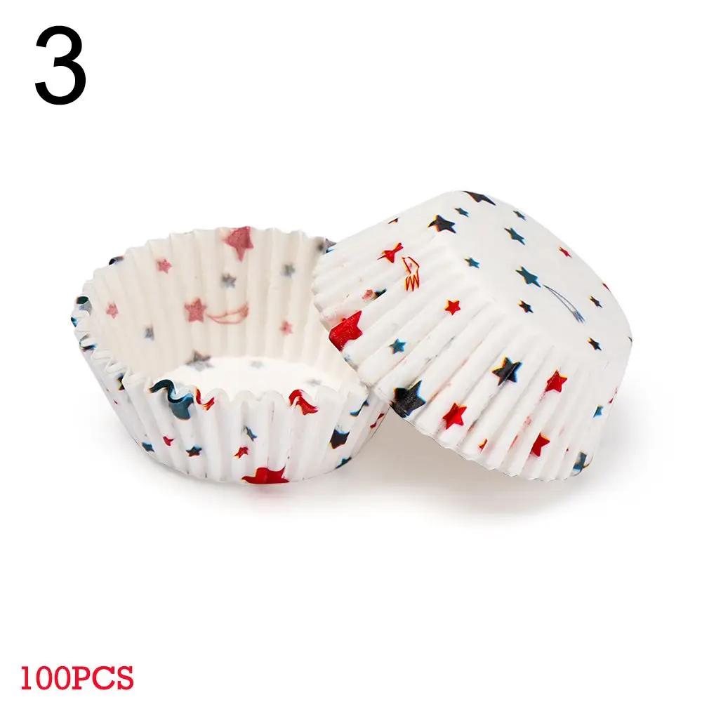 100PCS  Muffin Cup Cupcake Baking Mold Grease-proof Cake Paper Cups Animal Flower Bakeware DIY Pastry Tools Kitchen Accessories