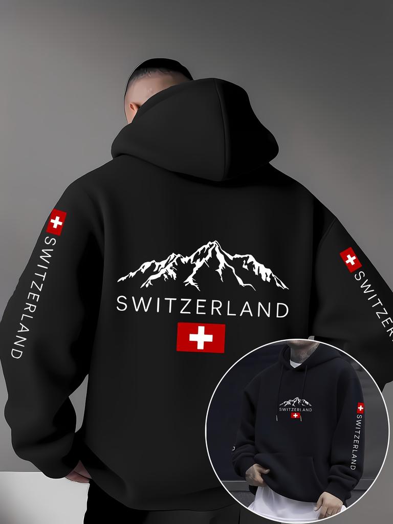 American Best-selling Cool Men Women Hooded Sweatshirt Autumn Winter Daily Outdoor Vacation Fitness Casual Loose