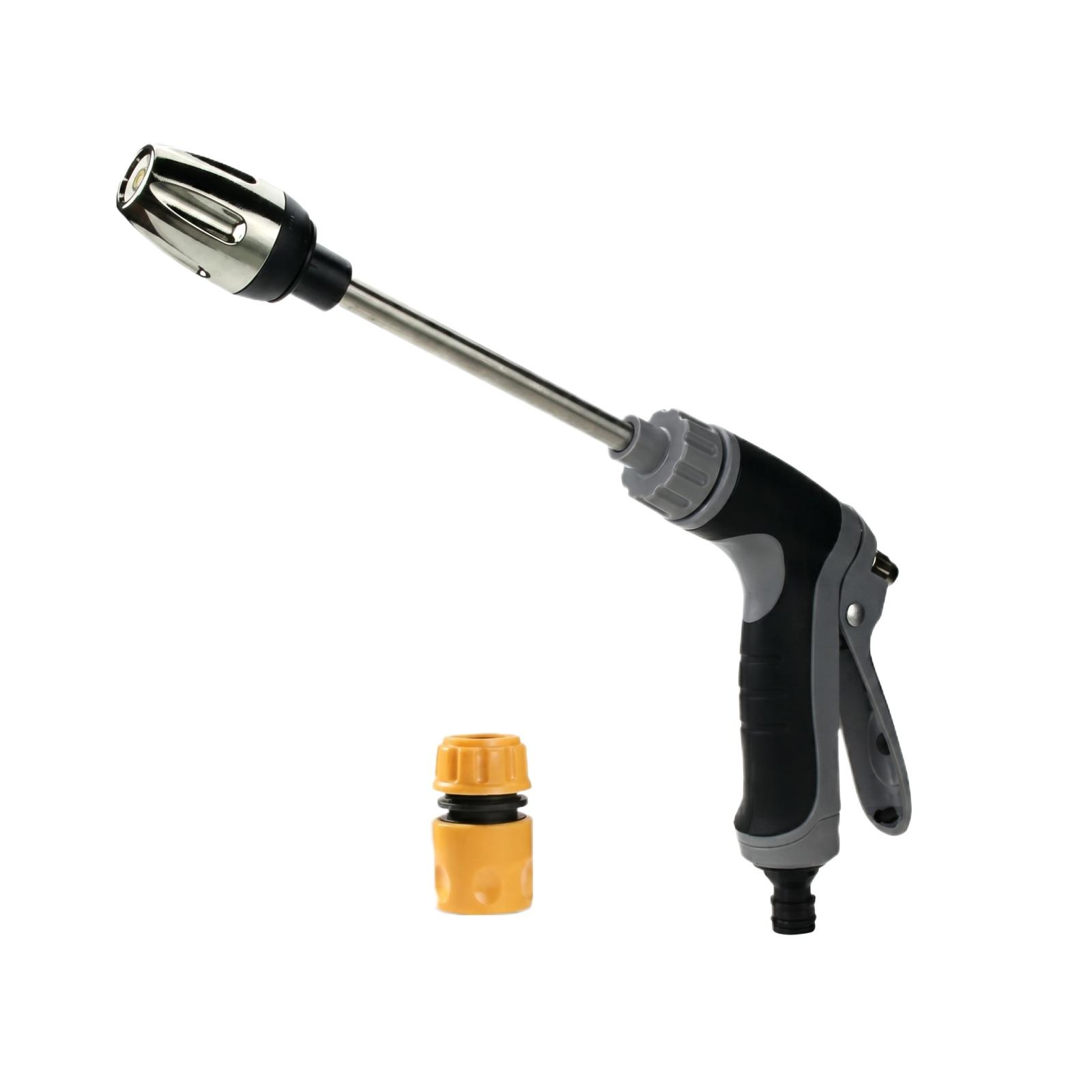 

Long Handle Car Wash Water Gun Set Metal Extension Rod Household Cleaning Tool with Ergonomic Handle Design for Easy Use and Durable Performance One Size