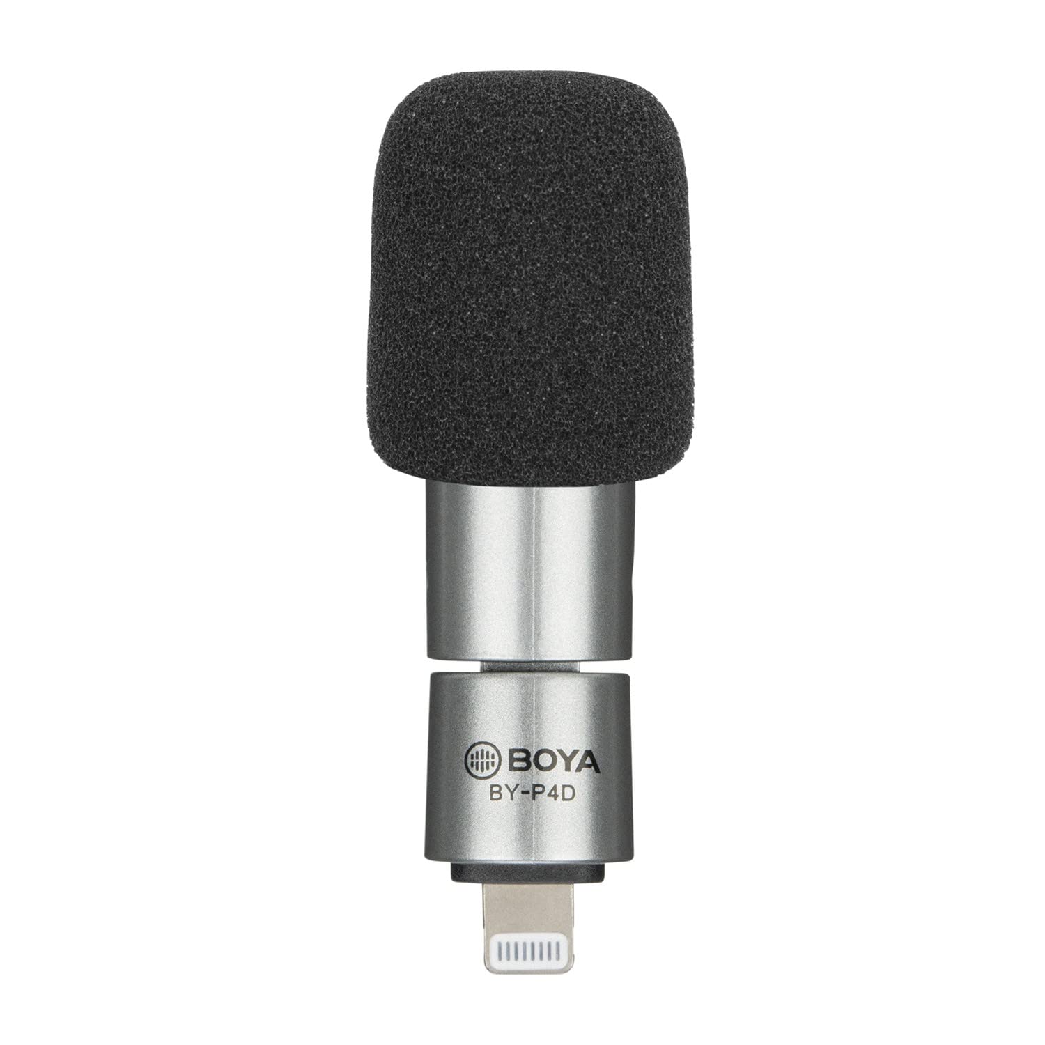 

BOYA BY-P4D Series Omnidirectional Mobile Phone Microphone, Portable Full Condenser Recording Microphone for Apple iPhone 13, 12, 11, 10, 7, 7s, 8, X,