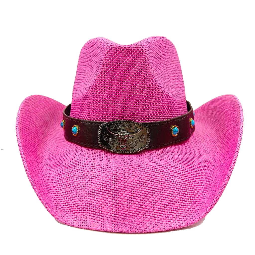 Cowboy Straw Hat For Men And Women Summer Beach Sun Hat Retro Curled Cowboy Hat For Women Sombrero Vaquero
