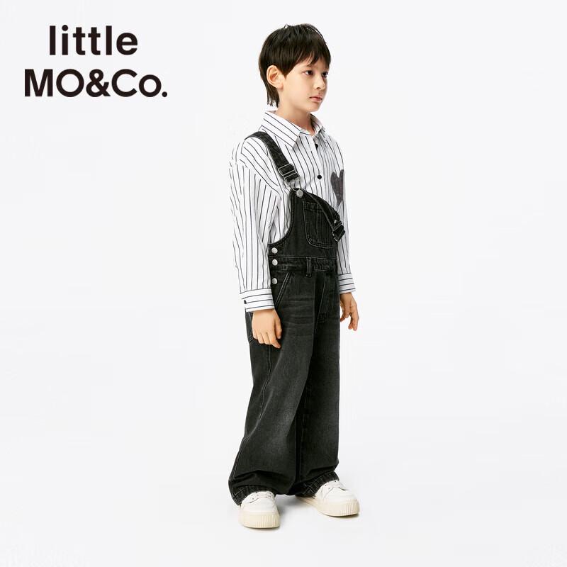 Little MO&Co. Детские ретро джинсовые комбинезоны 140