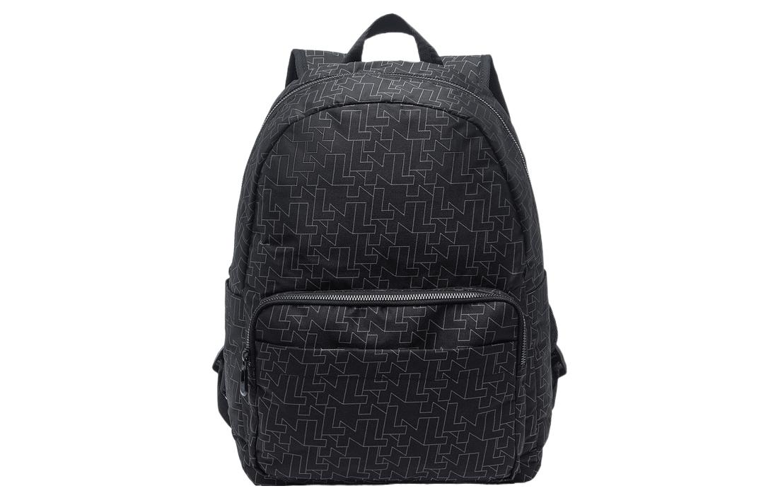 Li Ning Fabric Backpack Regular Unisex Black ABST013-1