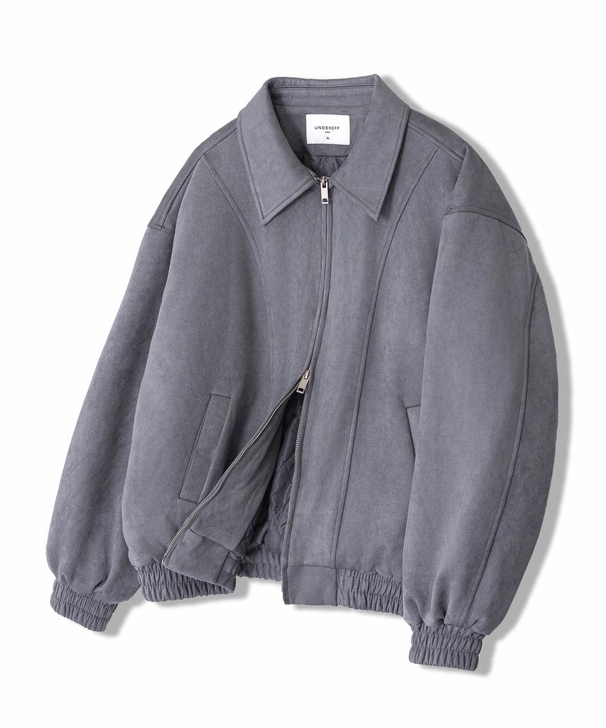 Underoff Suede Padded Blouson Jacket 4 Colors