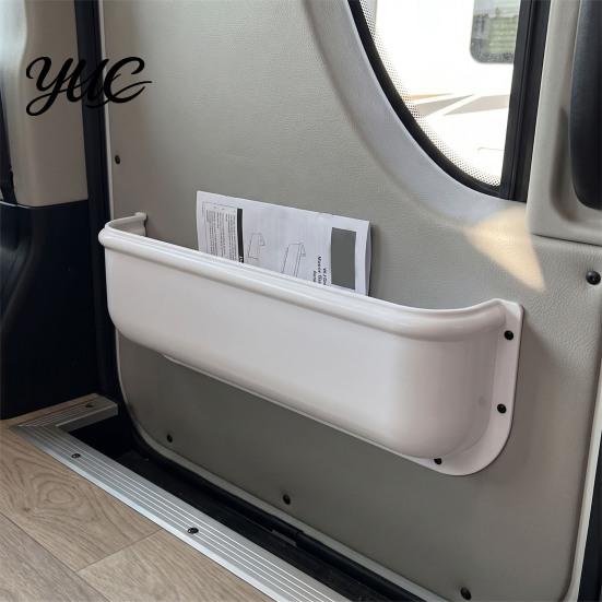 Fixed Mount Storage Pocket RV Door Box, Large Capacity Compact Organizer, Durable ABS Abs Box with Mounting Screws Universal Case for Interior