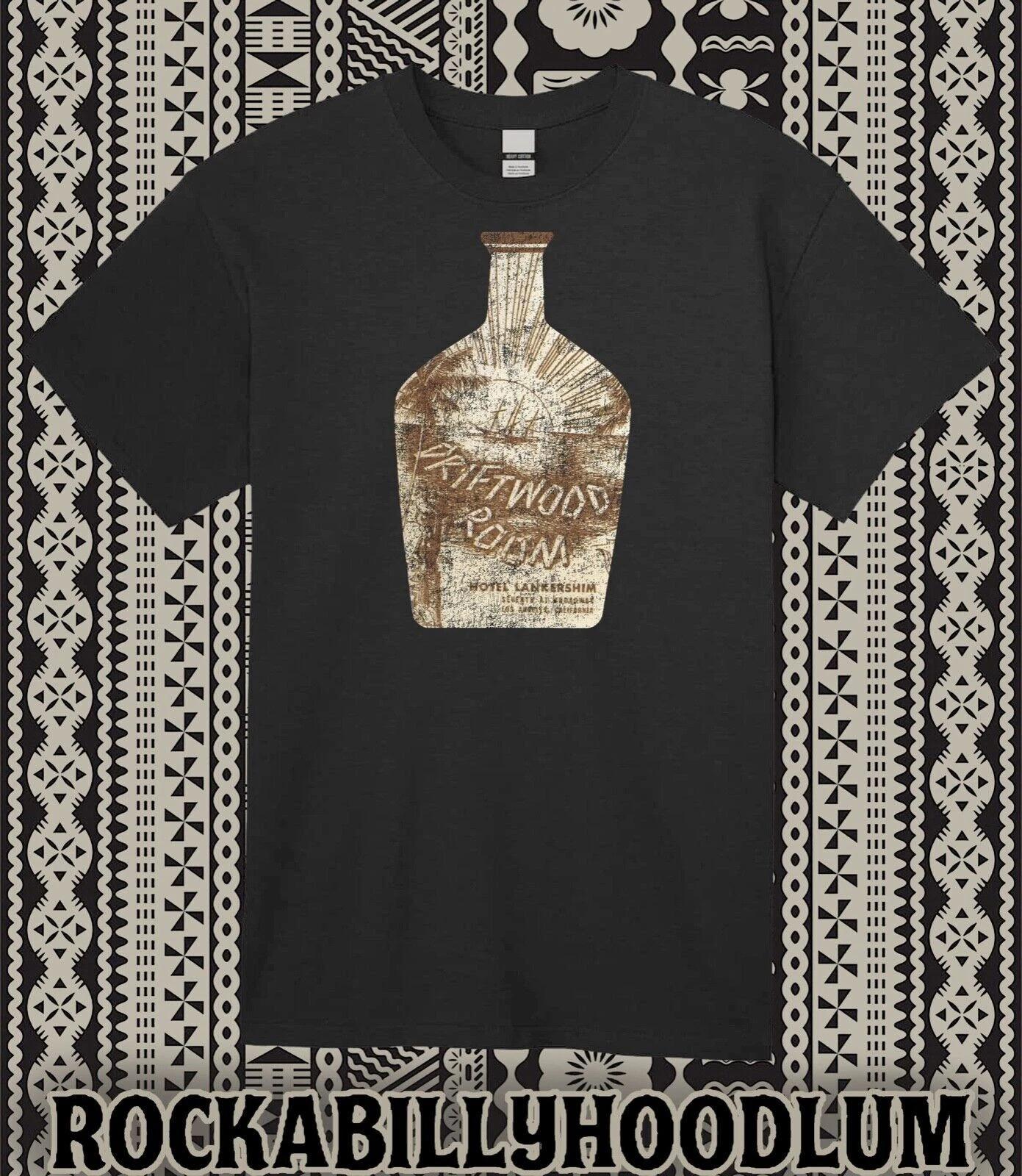 

Retro Tiki Art Tee T Shirt Bar Mug Restaurant Driftwood Room Los Angeles CA L