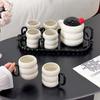 Household Water Appliance Set Ceramic Drinking Tea Cup Kettle Combination Coffee Utensils Set