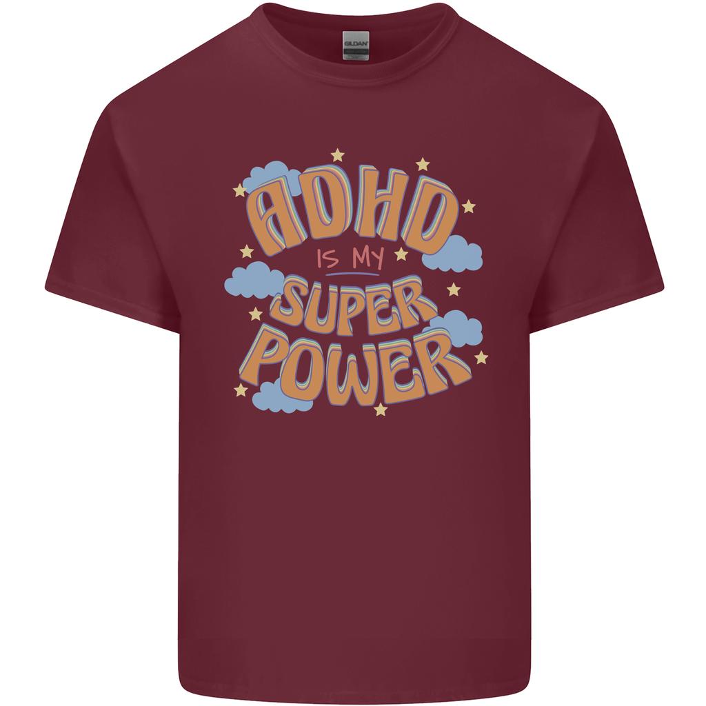 ADHD Is My Superpower Unisexs Light Cotton TShirt