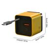 65W 3 In 1 Retractable Fast Charger Type C Cable 2 USB Ports Wall Plug for iPhone Laptops Multi-Device Fast Charger