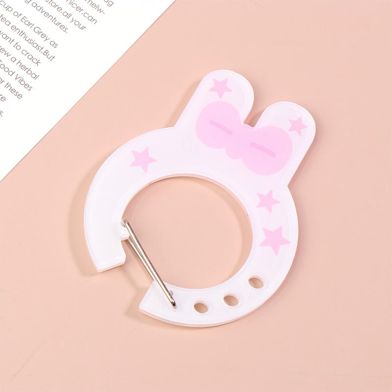 Kawaii Herz Hase Karabiner Schlüsselanhänger Niedlicher Cartoon Acryl Schlüsselanhänger Paar Schlüsselanhänger Schöner Taschenanhänger Rucksackanhänger Geschenke