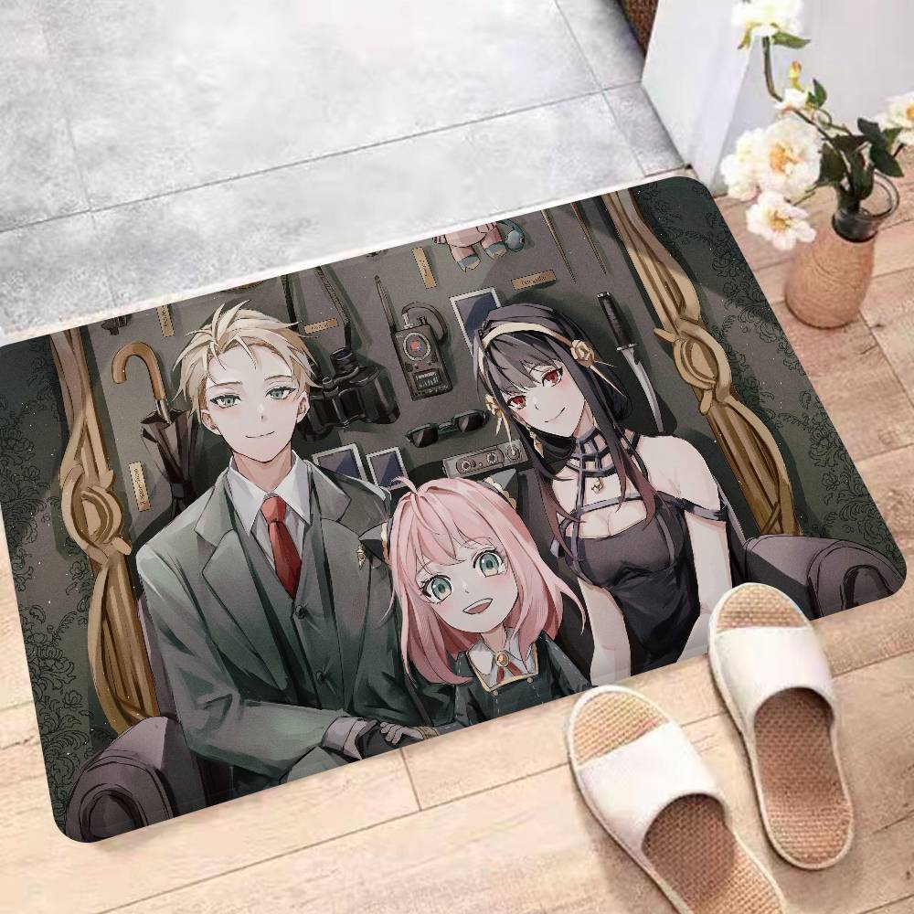 Anime Spy X Family Entrance Door Mat Nordic Style Home Doormat Bathroom-Toilet Mats Bedroom Hotel Decor Mat