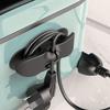 Wall Mount Cord Cable Organizer Silicone Cable Clips Practical Plug Organizer  Mobile Charger