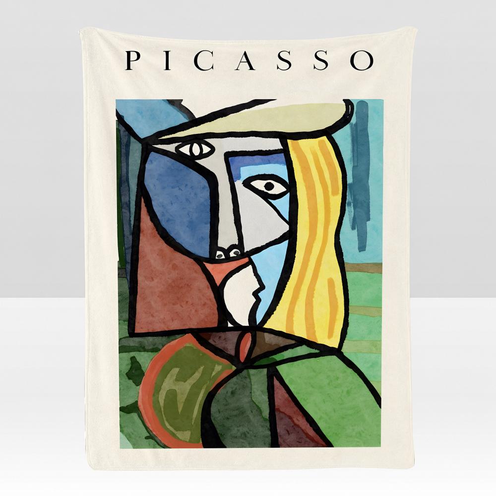 artist PPablo PPicasso Throw Soft Flannel Blanket for Bed Bedroom Sofa Picnic Throw Skinfriendly Breathable Gift Cover