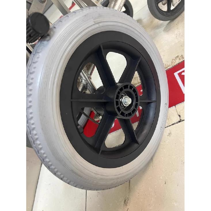 1Pcs 12 Inch Polyurethane Solid Wheelchair Tire - 30mm Wide Non-pneumatic Replacement Wheel