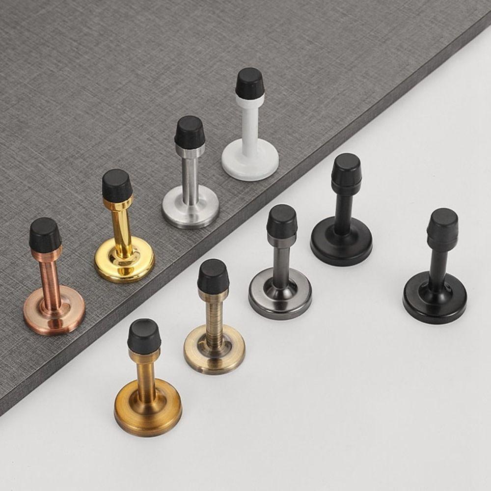 Noise Canceling Door Crash Pad Stainless Steel Door Holder Durable Door Stopper  Home