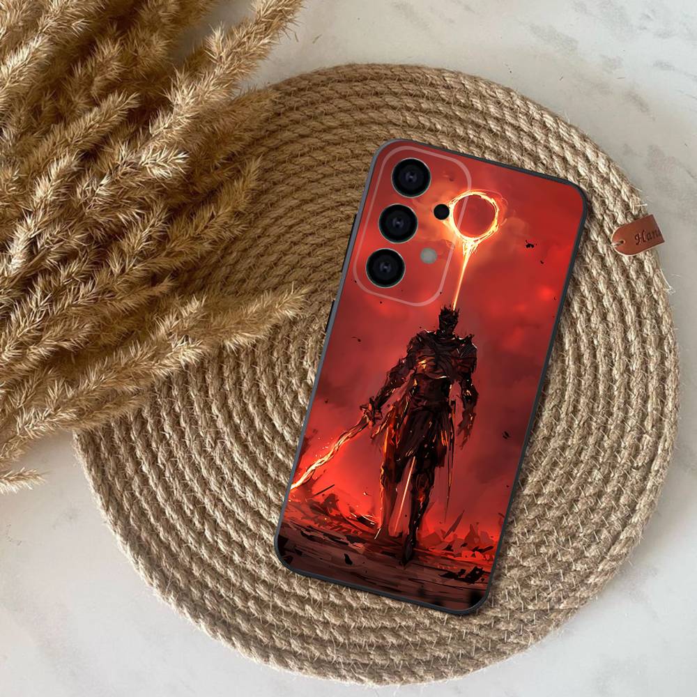 D-Dark S-Souls Game Phone Case For Samsung S25,S24,S21,S22,S23,S30,Ultra,S20,Plus,Fe,Lite,Note,10,9,5G Black Cover