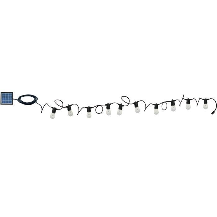 Guirlande Solaire - Rio Color - 5 M - Noir