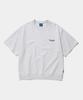 COLUMBIA UNIVERSITY Nyc Emb Terry S/S Crew Neck_Light Melange Gray